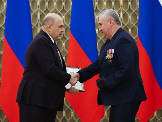 Russia Mishustin Mass Media Government Awards