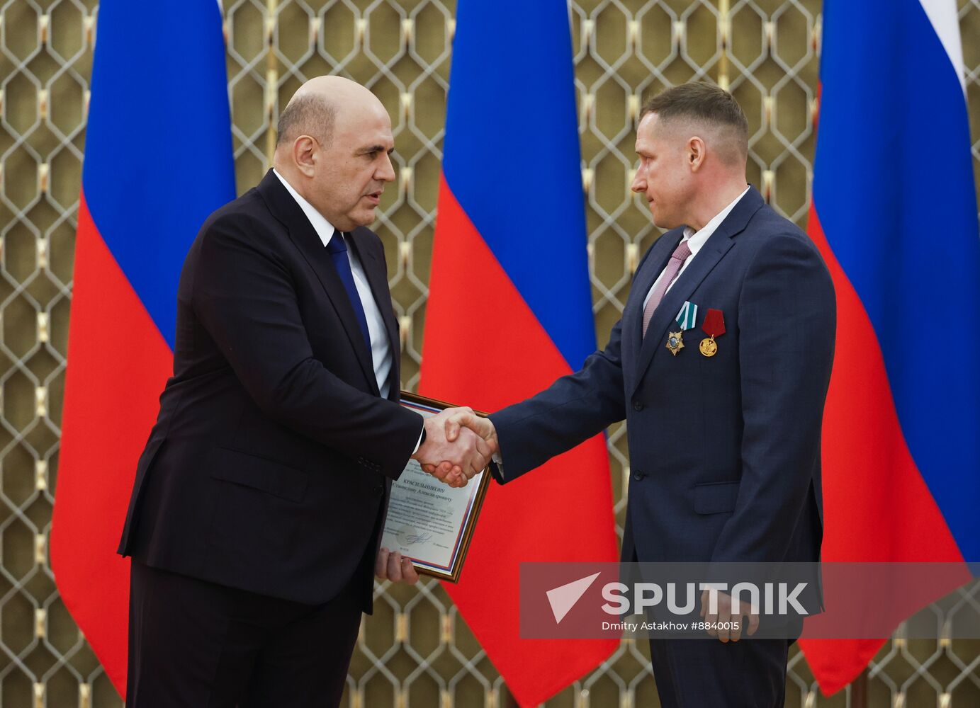 Russia Mishustin Mass Media Government Awards