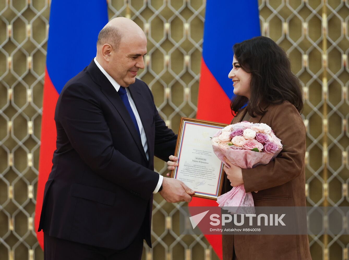 Russia Mishustin Mass Media Government Awards