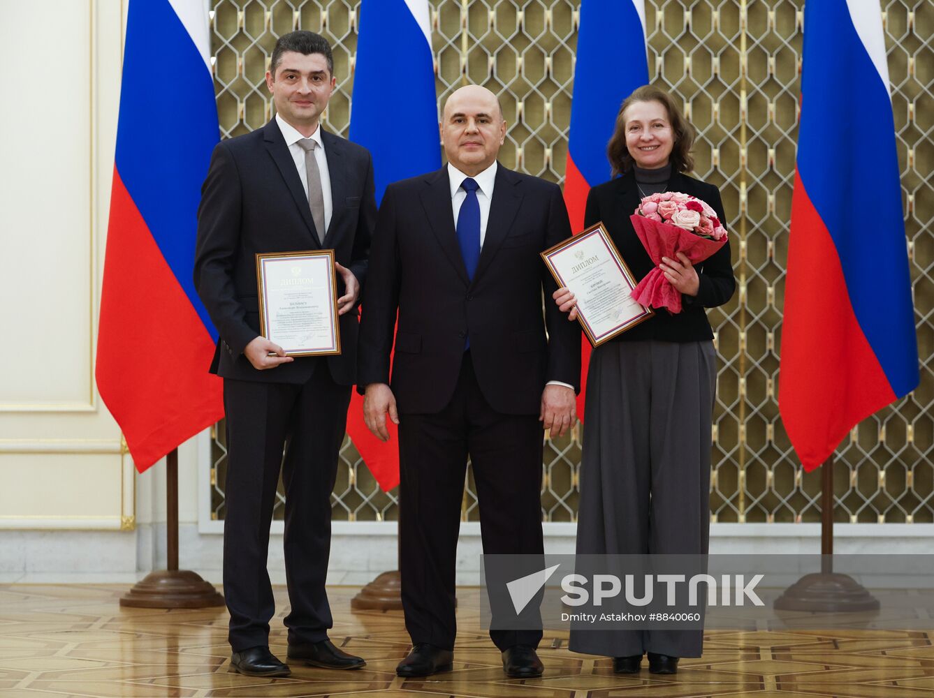 Russia Mishustin Mass Media Government Awards