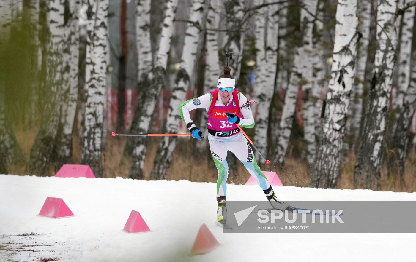 Russia Biathlon Cup Women Sprint