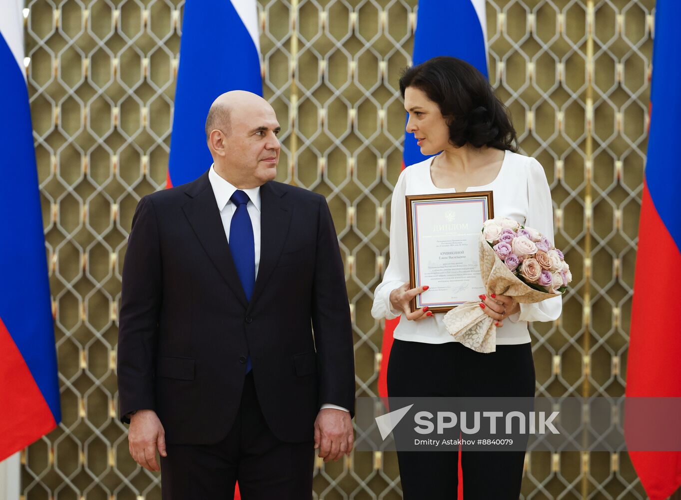 Russia Mishustin Mass Media Government Awards