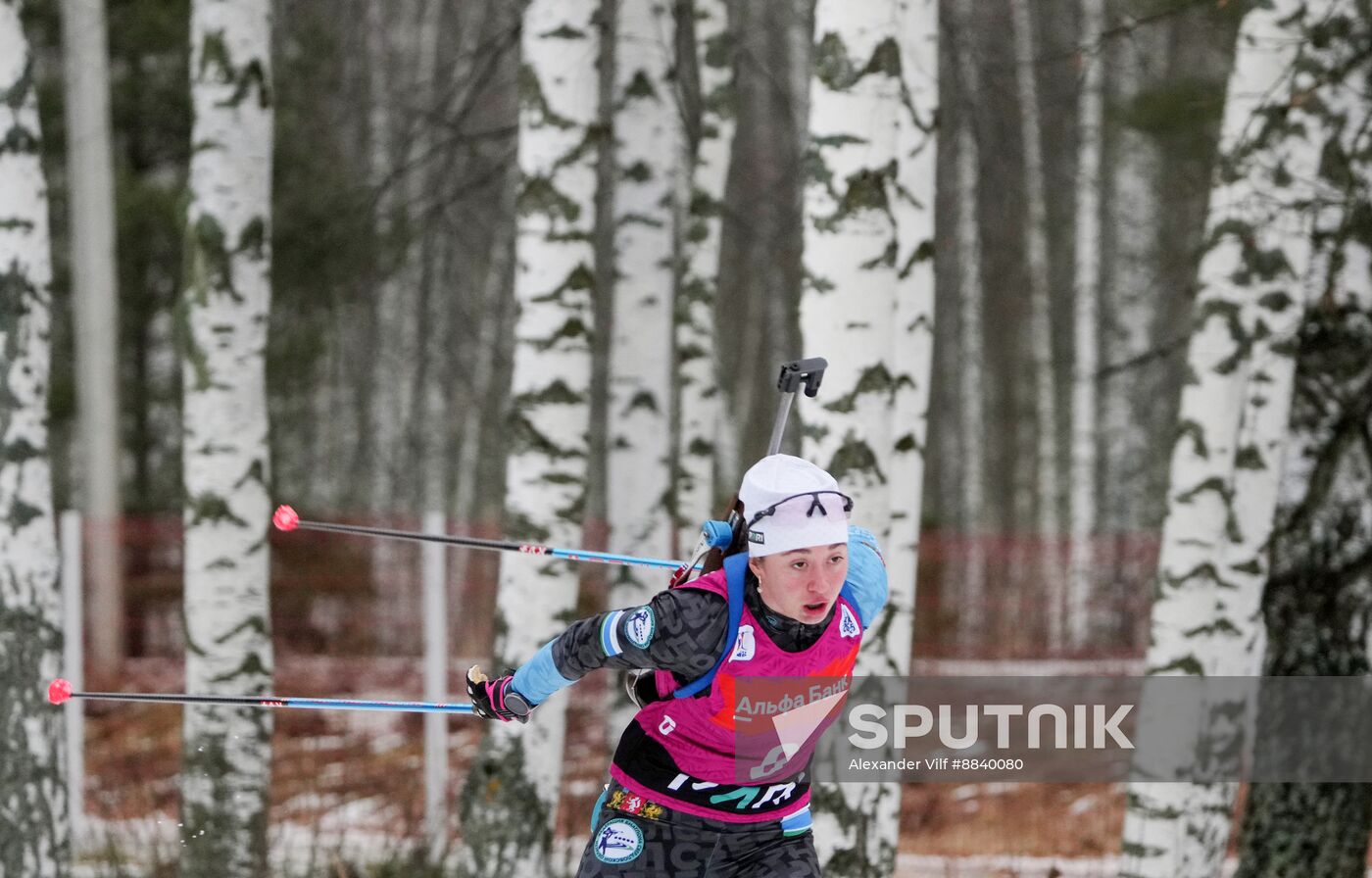 Russia Biathlon Cup Women Sprint