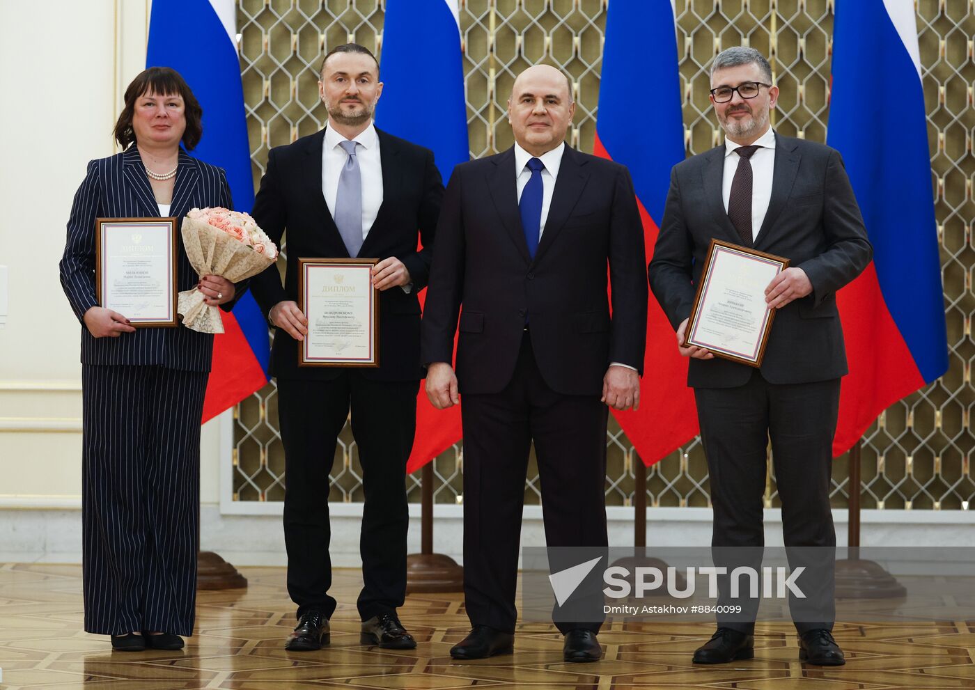 Russia Mishustin Mass Media Government Awards