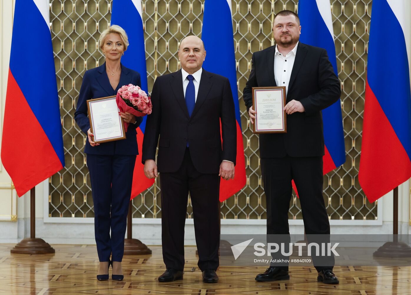 Russia Mishustin Mass Media Government Awards