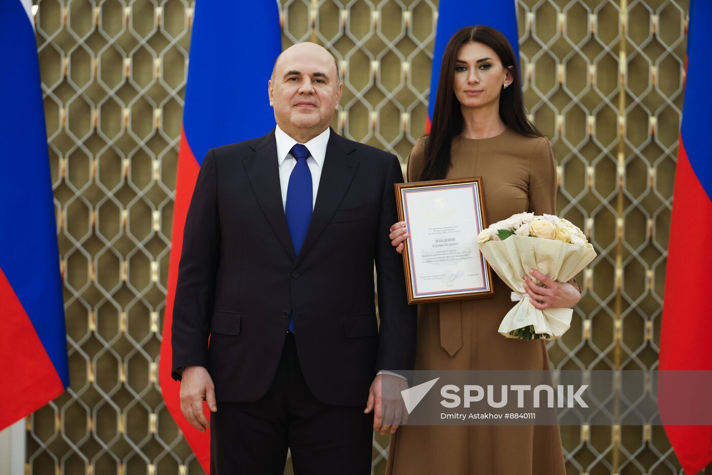 Russia Mishustin Mass Media Government Awards