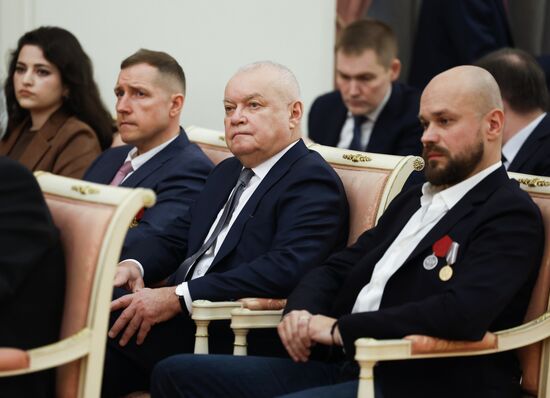 Russia Mishustin Mass Media Government Awards