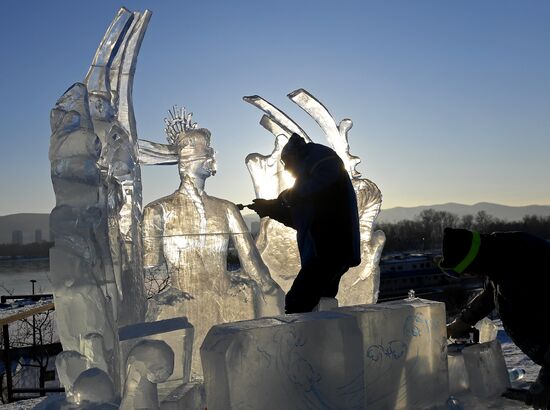 Russia Snow Sculpture Festival