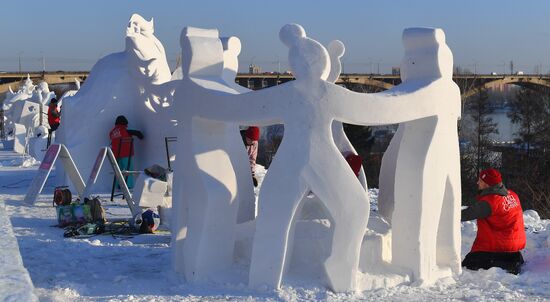 Russia Snow Sculpture Festival