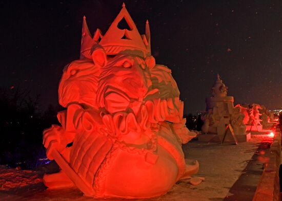Russia Snow Sculpture Festival