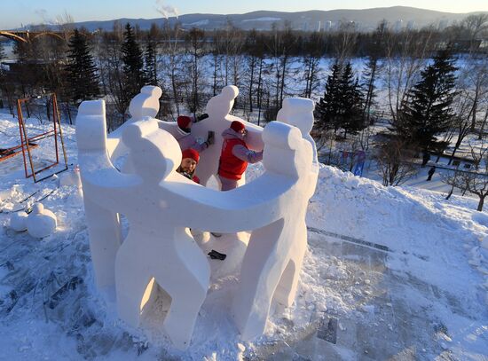 Russia Snow Sculpture Festival