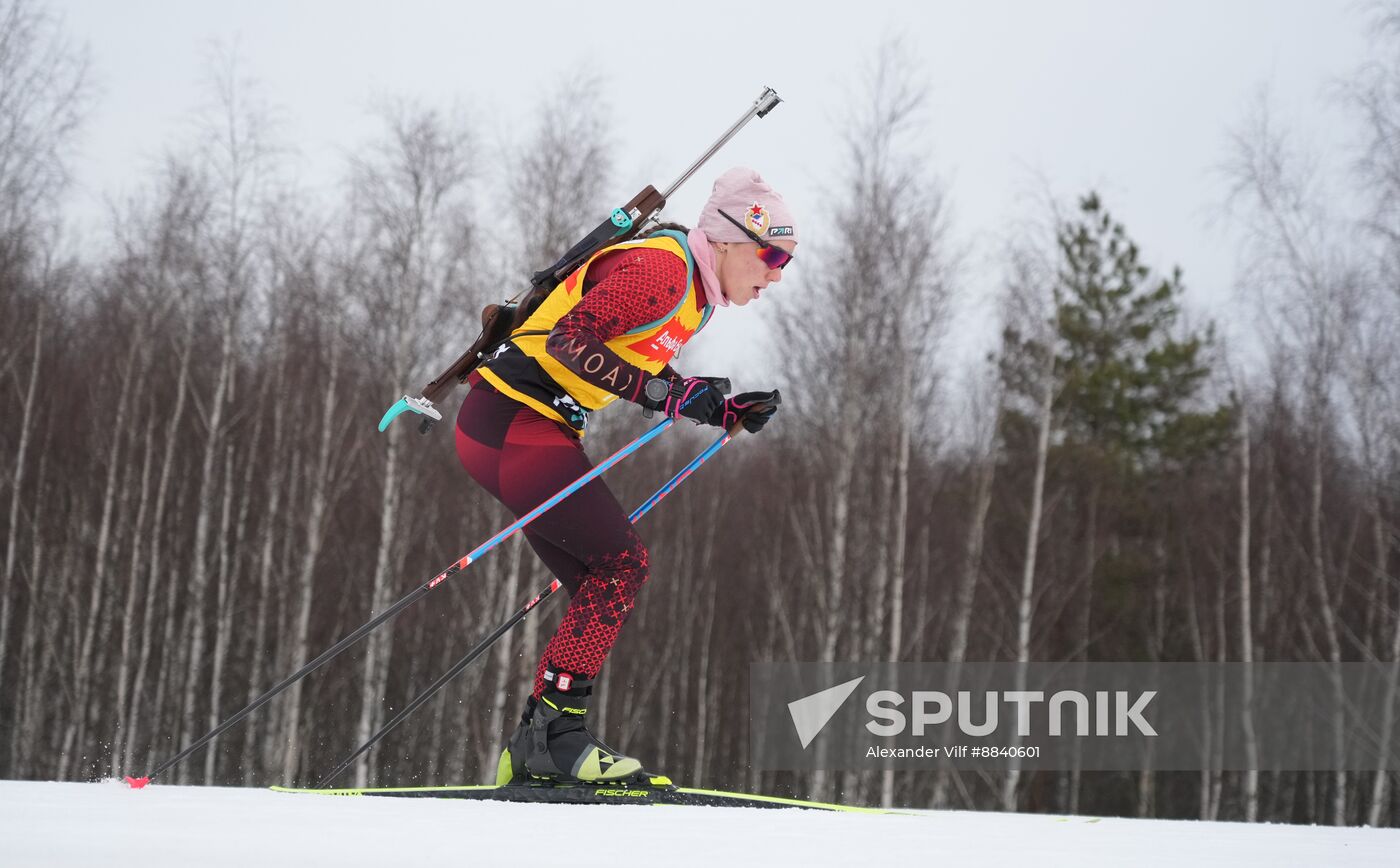 Russia Biathlon Cup Women Super Sprint