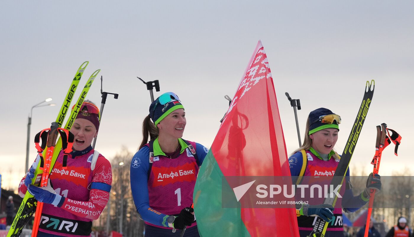 Russia Biathlon Cup Women Super Sprint
