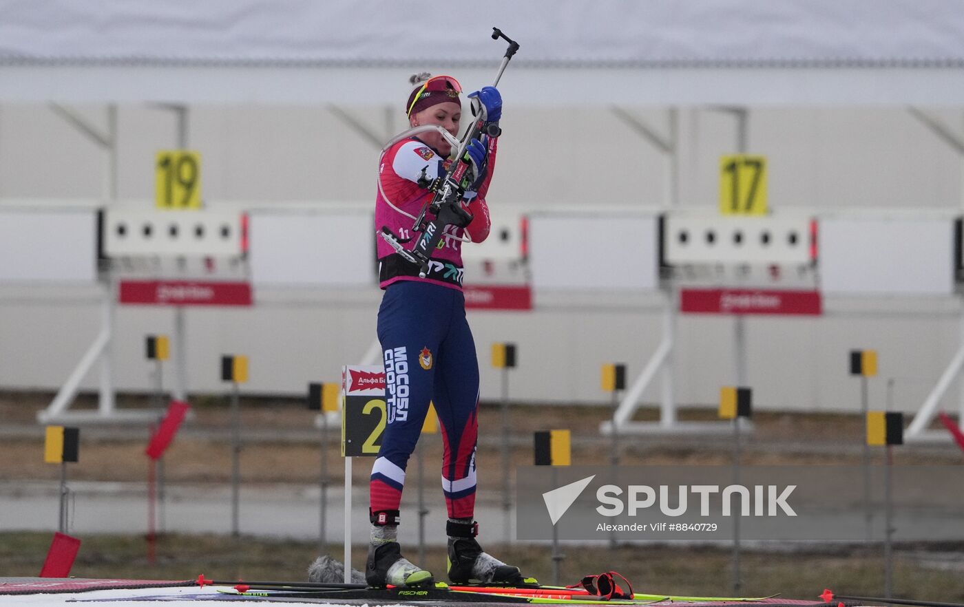 Russia Biathlon Cup Women Super Sprint