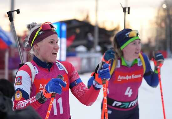 Russia Biathlon Cup Women Super Sprint