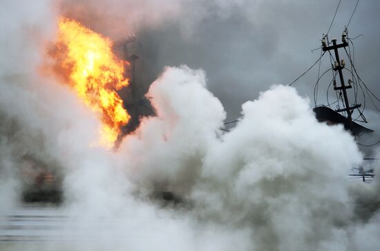 Russia Military Hospital Fire