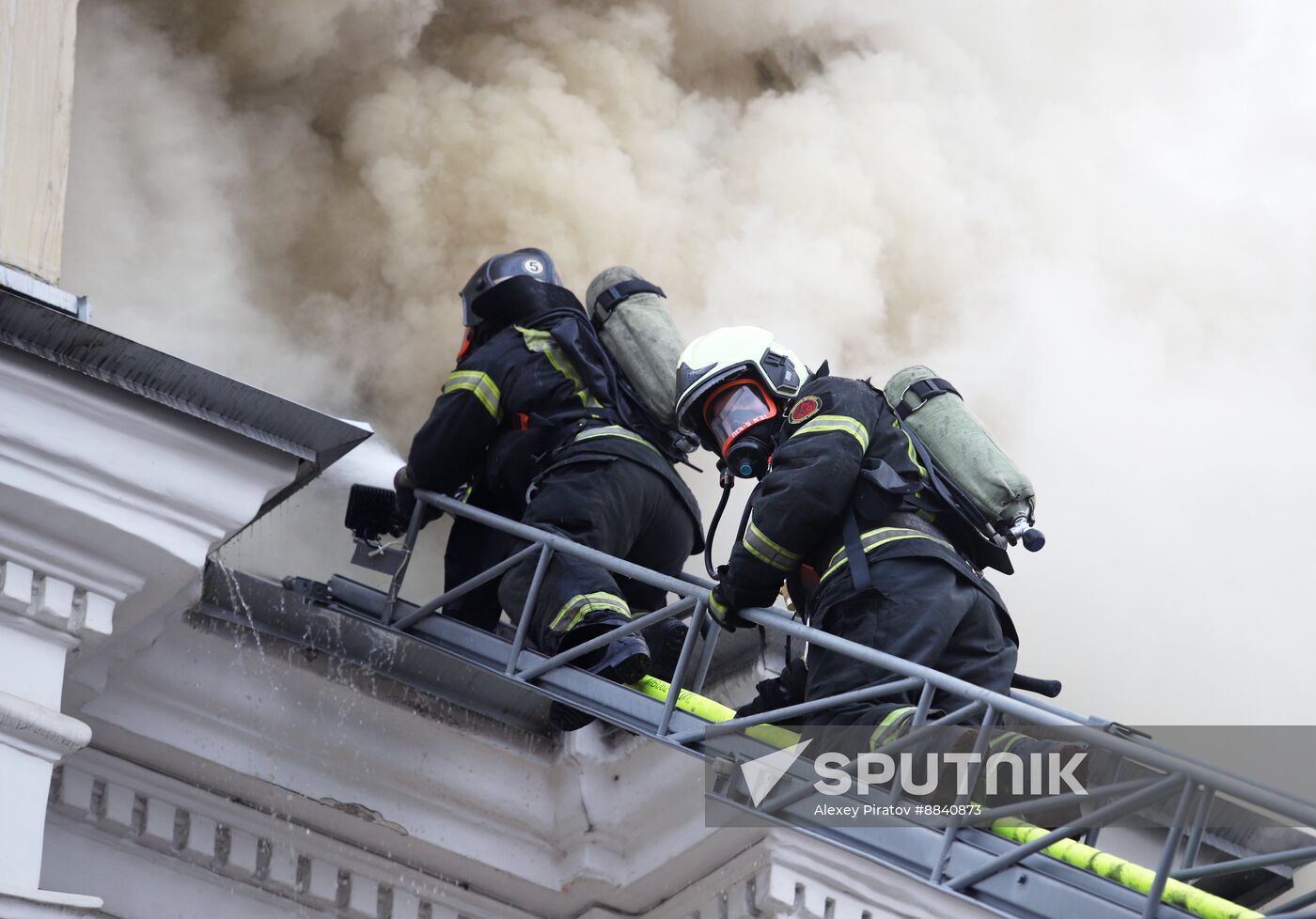 Russia Military Hospital Fire