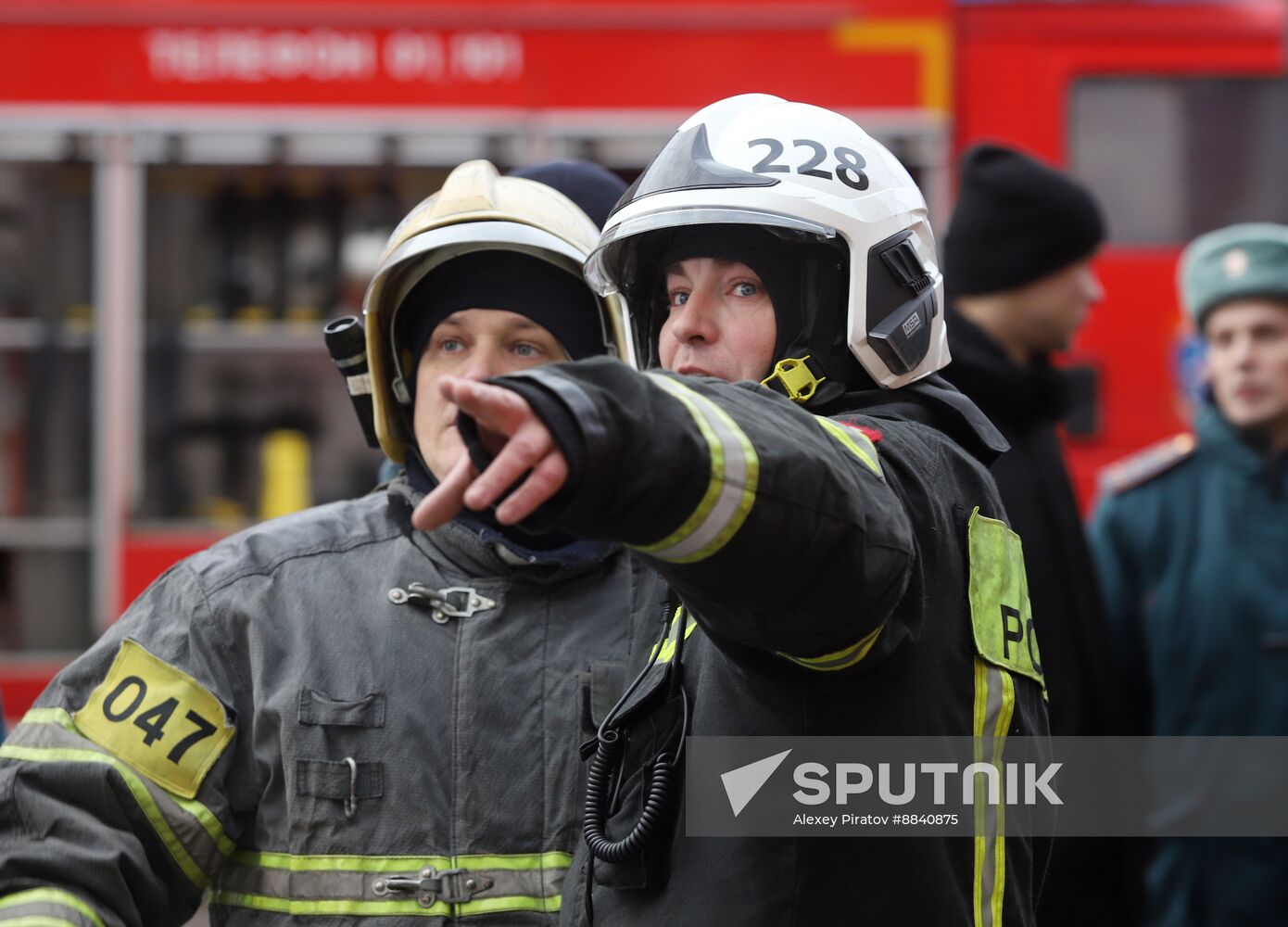 Russia Military Hospital Fire