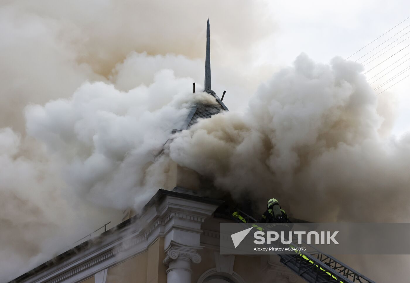 Russia Military Hospital Fire