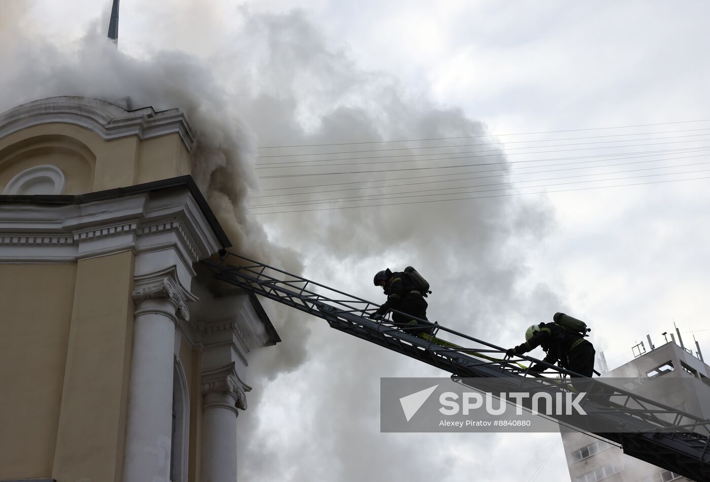 Russia Military Hospital Fire