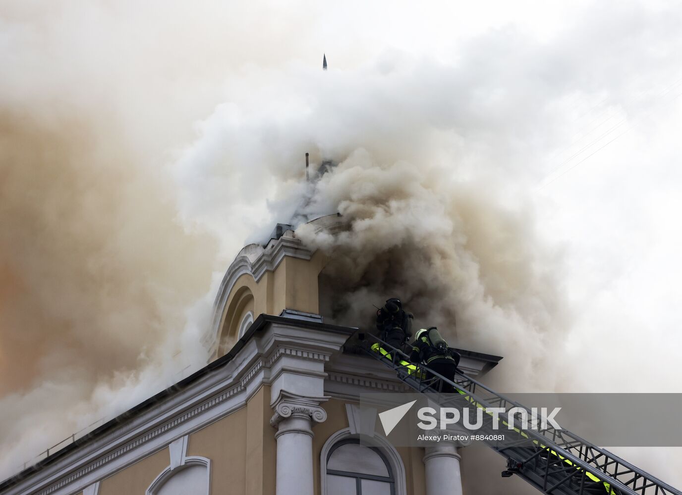 Russia Military Hospital Fire