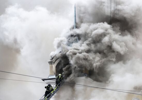 Russia Military Hospital Fire