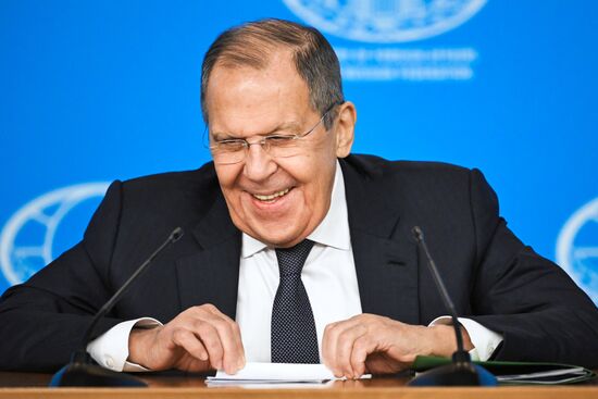 Russia Foreign Minister News Conference