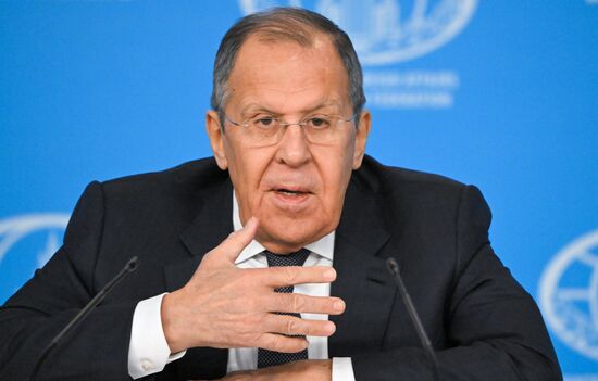 Russia Foreign Minister News Conference