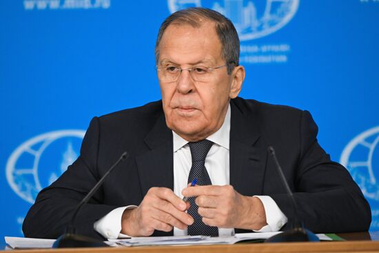 Russia Foreign Minister News Conference