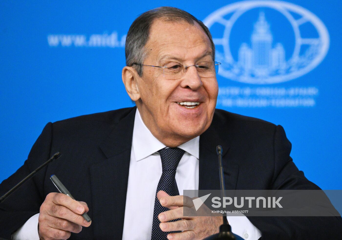 Russia Foreign Minister News Conference