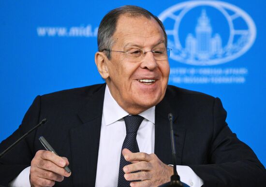 Russia Foreign Minister News Conference