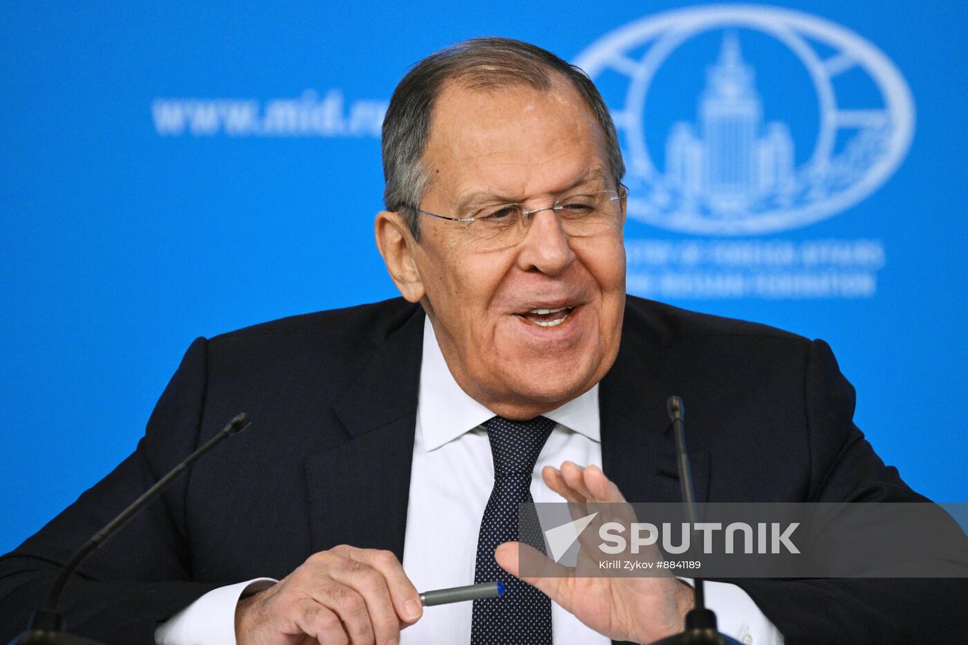 Russia Foreign Minister News Conference