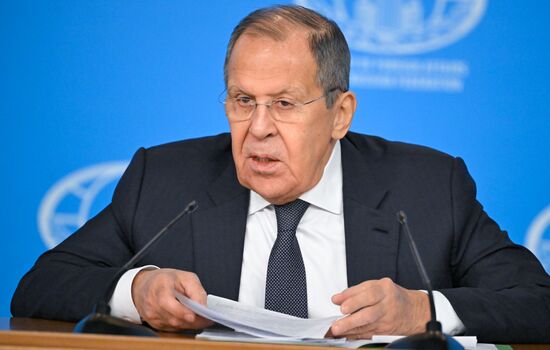 Russia Foreign Minister News Conference