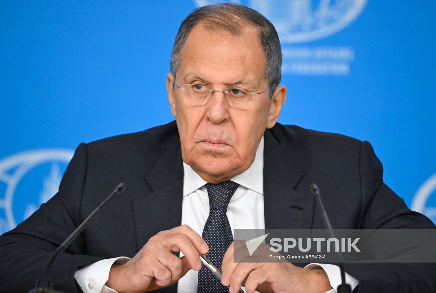 Russia Foreign Minister News Conference