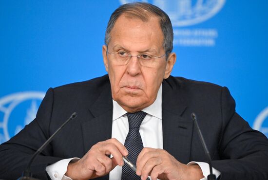 Russia Foreign Minister News Conference