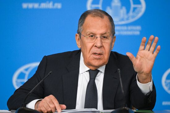 Russia Foreign Minister News Conference