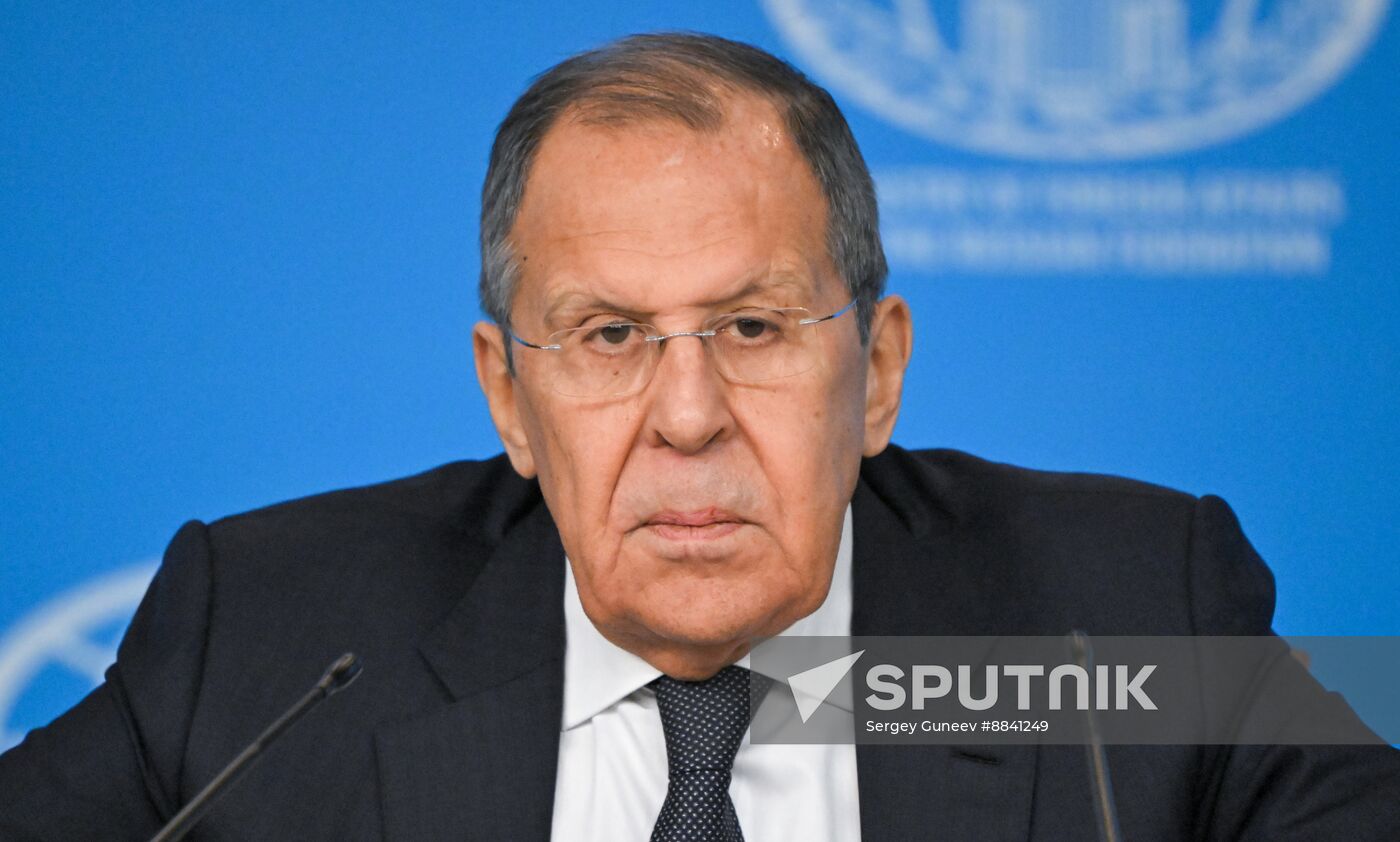 Russia Foreign Minister News Conference