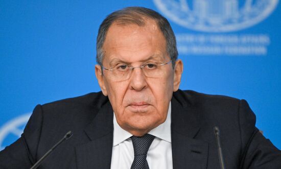 Russia Foreign Minister News Conference