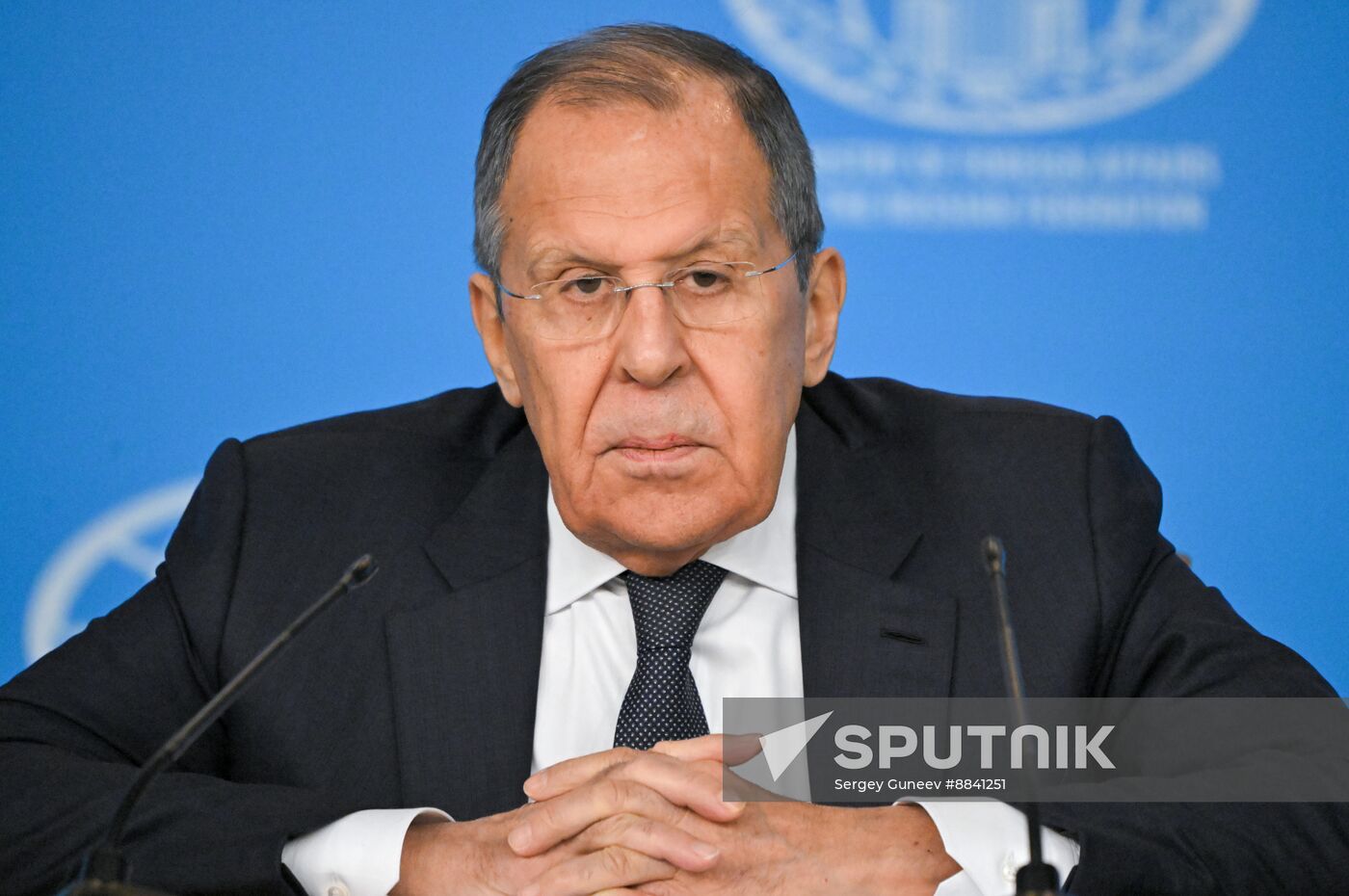 Russia Foreign Minister News Conference