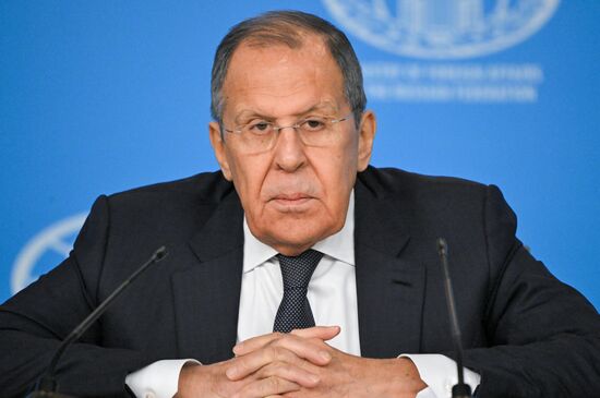 Russia Foreign Minister News Conference