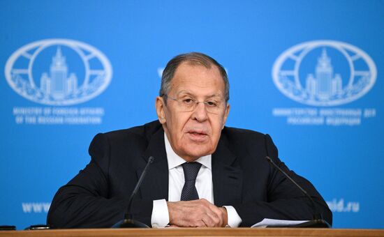 Russia Foreign Minister News Conference