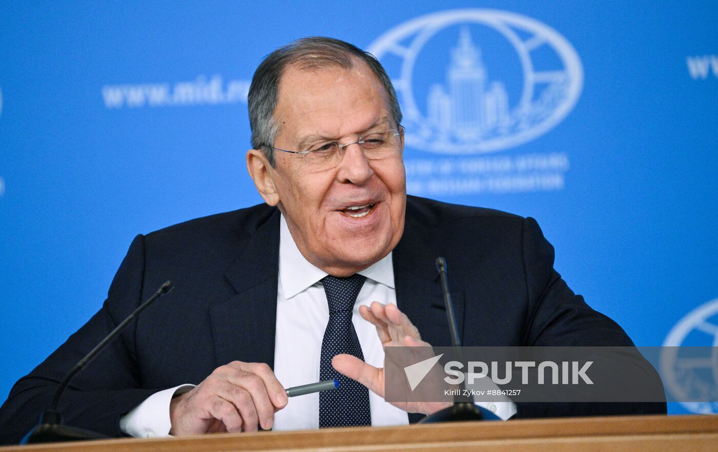 Russia Foreign Minister News Conference