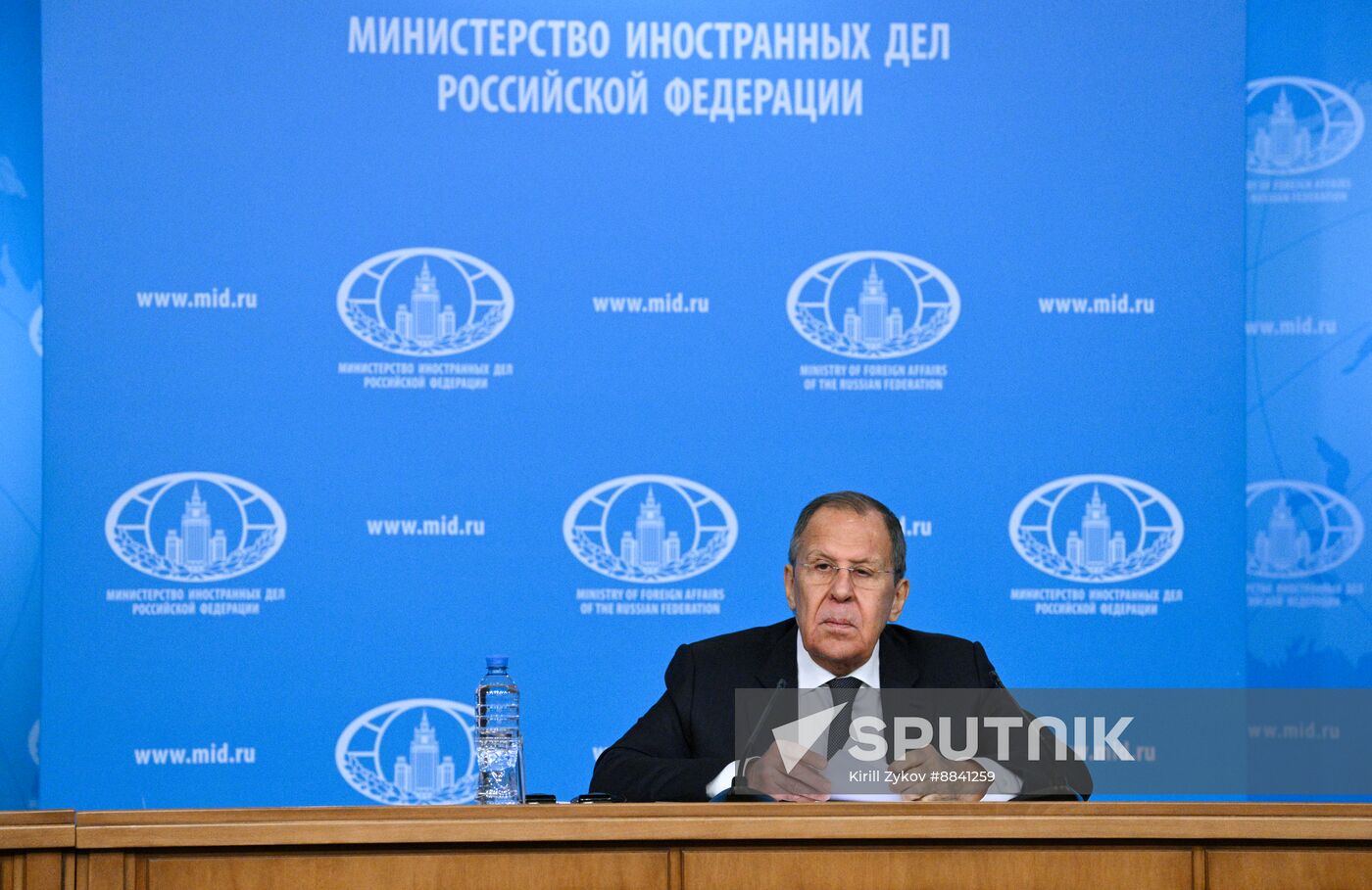 Russia Foreign Minister News Conference