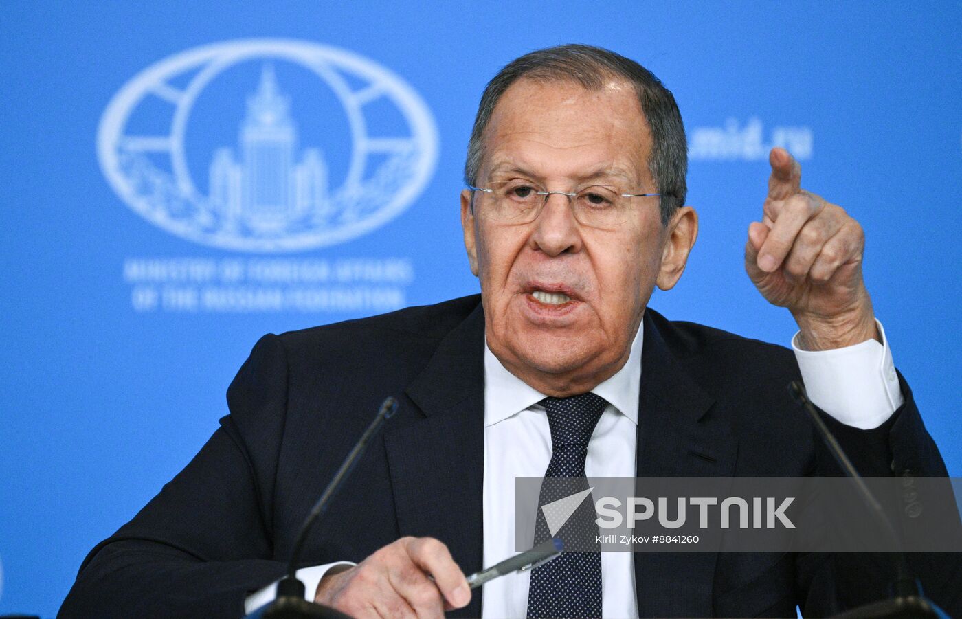 Russia Foreign Minister News Conference