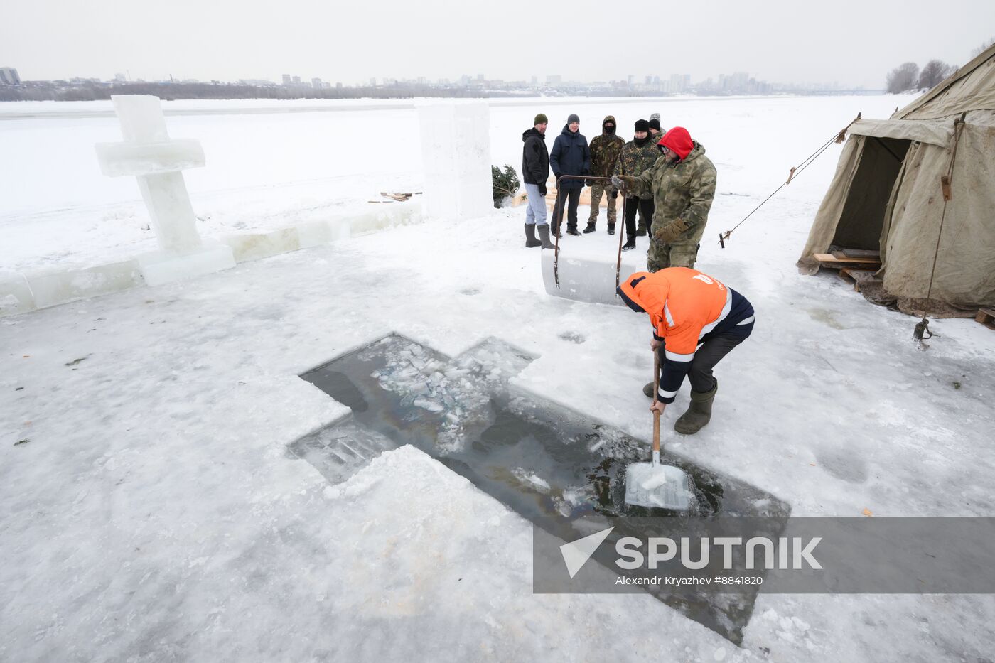 Russia Religion Epiphany Preparations