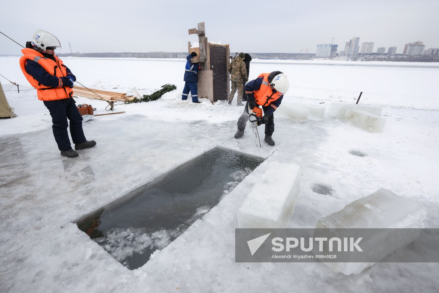 Russia Religion Epiphany Preparations