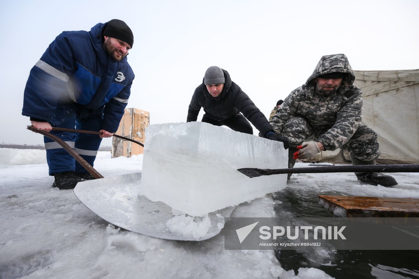 Russia Religion Epiphany Preparations