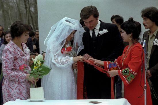 Tajik wedding