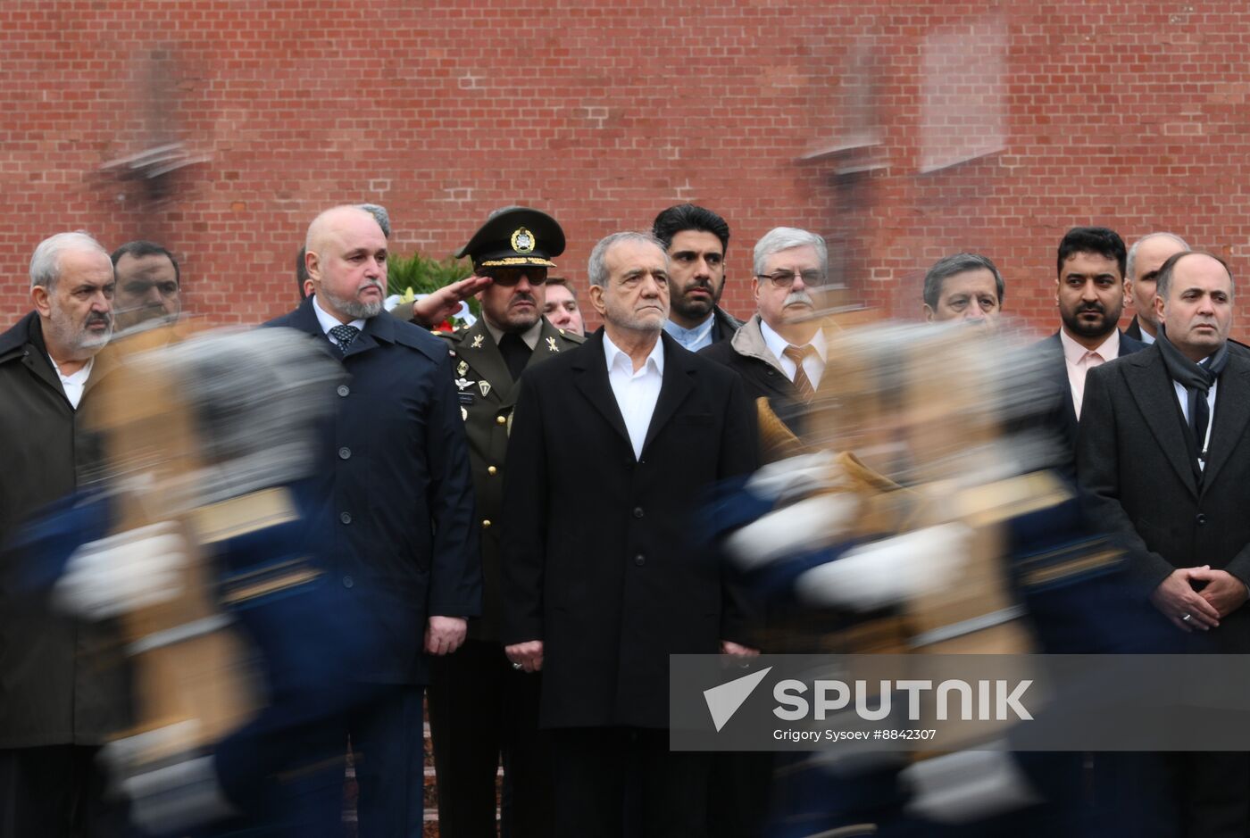 Russia Iran Wreath Laying