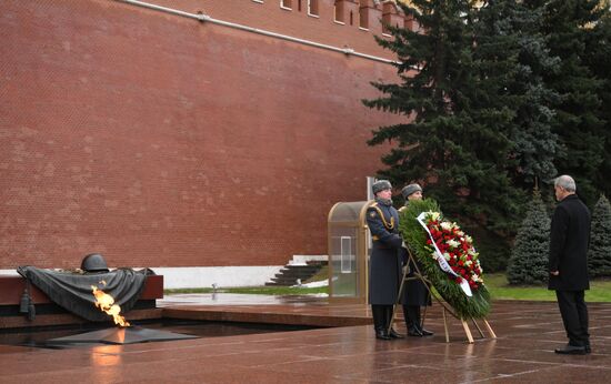 Russia Iran Wreath Laying